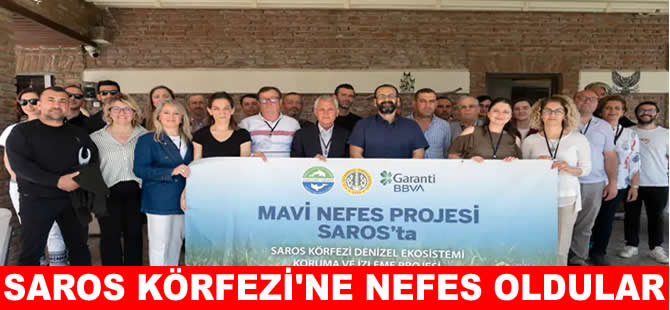 Saros Körfezi'nde deniz canlıları için “Mavi Nefes”