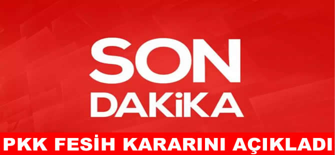 Terör örgütü PKK 'fesih' kararını duyurdu