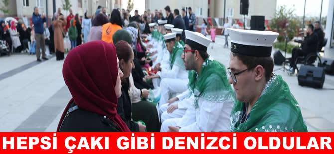 En özel bireyler, çakı gibi denizci oldu