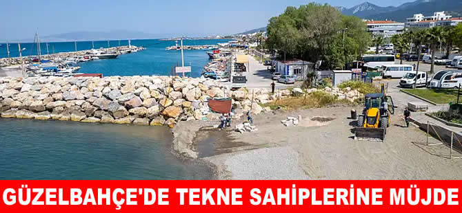 Tekne sahiplerine belediyeden ücretsiz hizmet