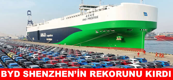 Dünyanın en büyük otomobil gemisi "Anji Ansheng"in rotası Avrupa