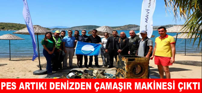Deniz dibi temizliğinin ikinci etabı Gümbet’te yapıldı