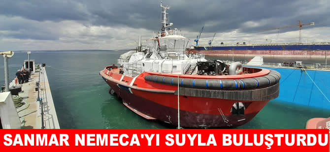 Sanmar Yunanistan için inşa ettiği römorkörü suya indirdi