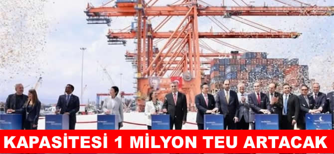 450 milyon dolarlık yatırım: Mersin Limanı yeni terminalini açtı