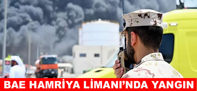 BAE’de Hamriya Liman'ında, yangın çıktı