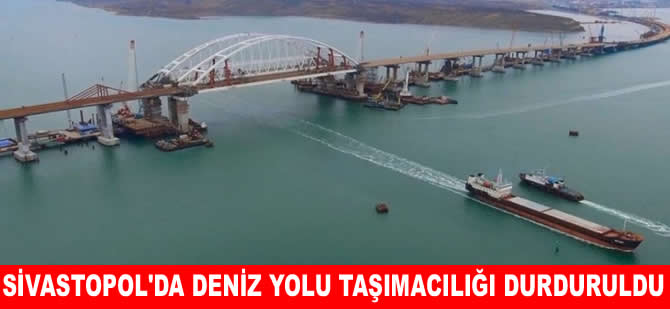 Kırım'daki Sivastopol'de deniz yolu taşımacılığı durduruldu