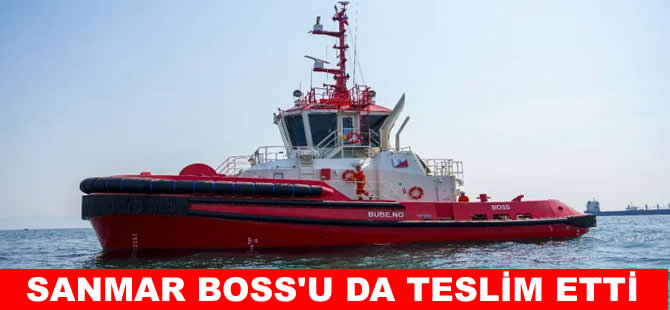 Sanmar, ilk IBS’li römorkör BOSS’u teslim etti