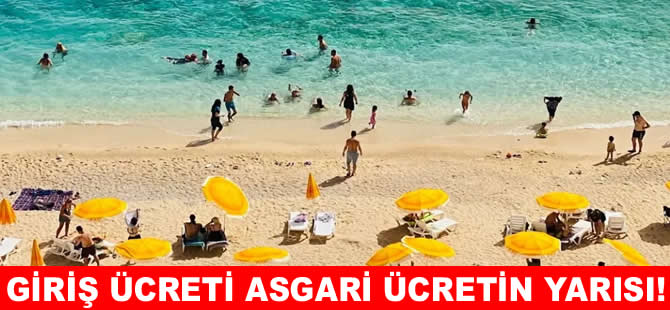 Plaj fiyatları yüzde 300 arttı! Gir girebilirsen