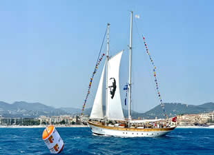 STS Bodrum, BM filosunda Türk bayrağını dalgalandırdı