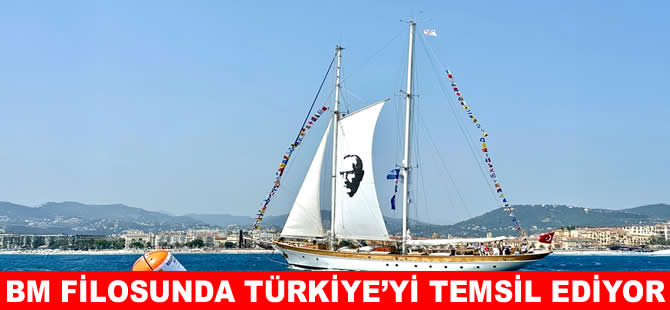 STS Bodrum, BM filosunda Türk bayrağını dalgalandırdı