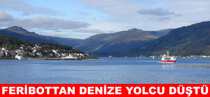 Yolcu feribottan düştü, seferler askıya alındı