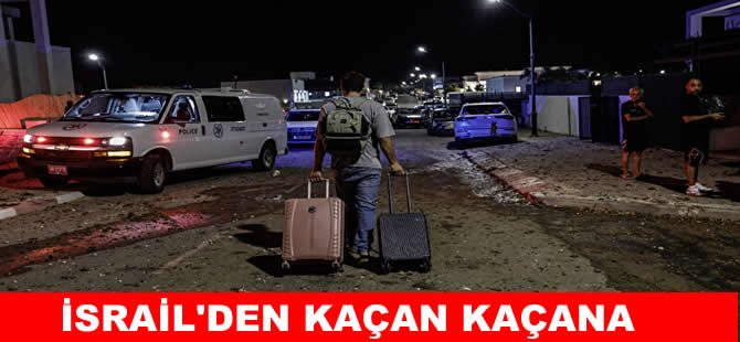 İsrail'i deniz yoluyla terk etmeye çalışıyorlar