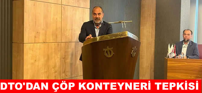 DTO’dan İzmir’de çöp konteyneri eleştirisi