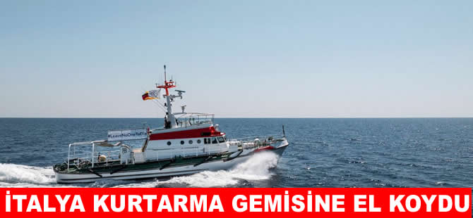 İtalya, Alman kurtarma gemisini alıkoydu