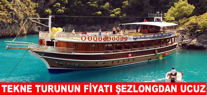 Tekne turlarının fiyatı şezlongdan ucuz çıktı