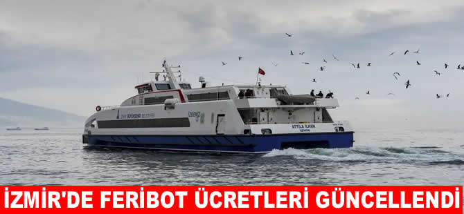 İZDENİZ feribotlarının ücret tarifesinde düzenleme