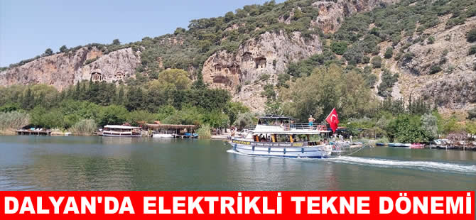 Dalyan Kanalı'nda çevre dostu tekne projesi başlıyor