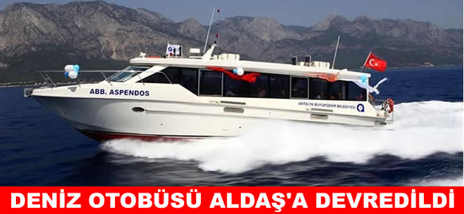 Antalya’da satılamayan ABB Aspendos ALDAŞ'a devredildi