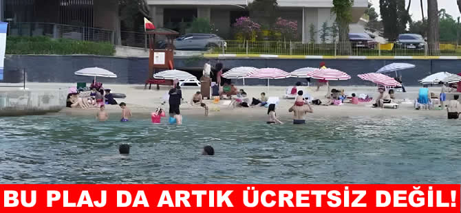 Bakanlık Tuzla Halk Plajı’nı  özel şirkete kiraladı
