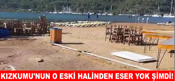 Turizm sezonunda Kızkumu şantiye alanı gibi!