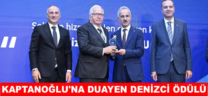 Cengiz Kaptanoğlu’na ‘Duayen Denizci’ ödülü