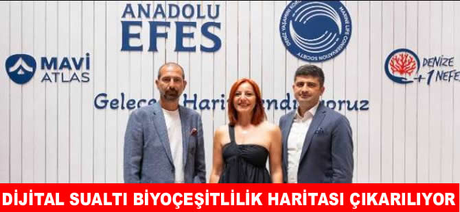 Türkiye’nin ilk dijital su altı biyoçeşitlilik haritası çıkarılıyor