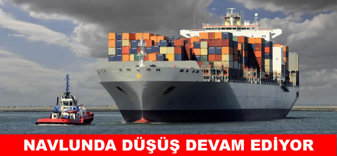 Küresel navlunda düşüş devam ediyor