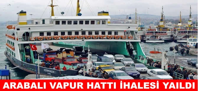 Kocaeli’de trafiği rahatlatacak arabalı vapur hattı ihalesi yapıldı