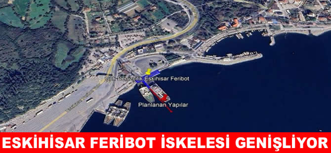 Eskihisar feribot iskelesi büyütülüyor!