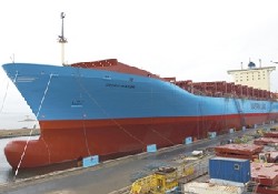 Maersk'in gemisine isim verildi