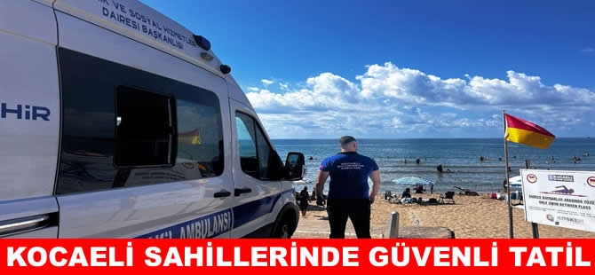 Kocaeli sahillerinde 7/24 ambulans hizmeti başladı