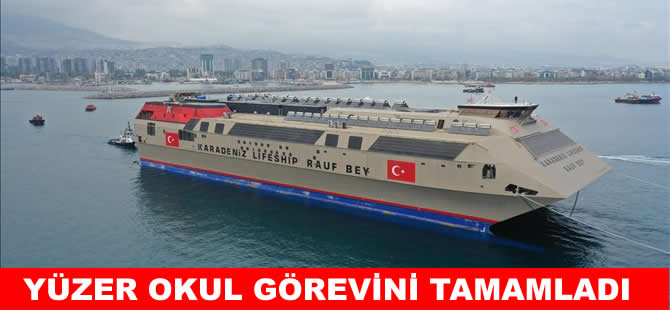 Depremzedelere barınak olan gemi olası afetler için hazır bekletilecek