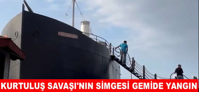 Kurtuluş Savaşı'nın simgesi Rüsumat No: 4’de yangın çıktı