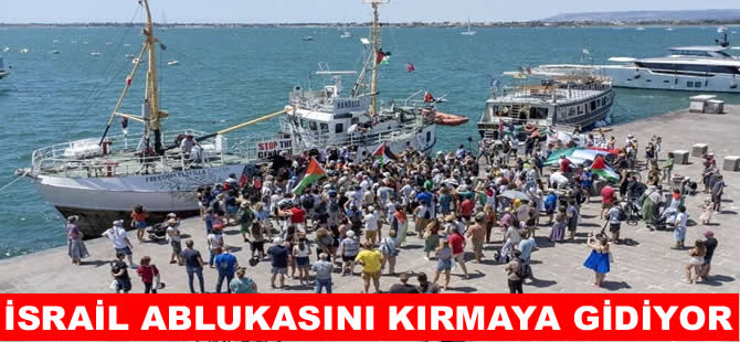 Gazze için Özgürlük Filosu'nun yeni gemisi 'Handala' yola çıktı