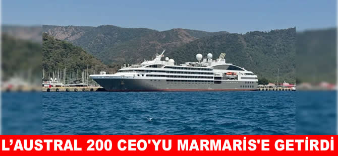 200 CEO lüks kruvaziyerle Marmaris’e geldi