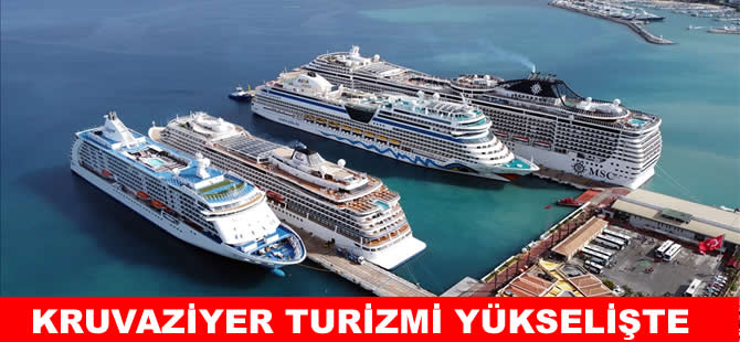 Limanlarımıza 6 ayda 490 kruvaziyer gemisi demirledi
