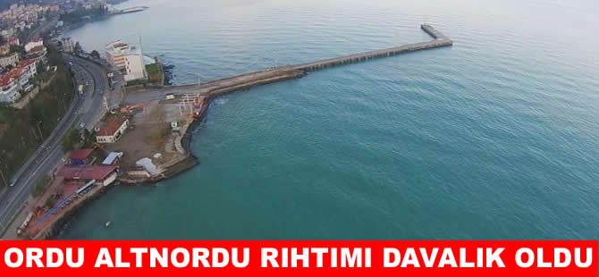 Altınordu rıhtımı yenileme çalışmaları başlıyor