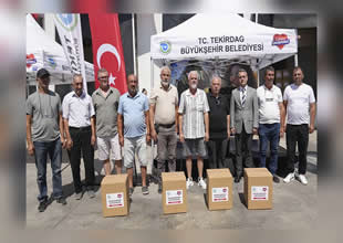 Tekirdağ Belediyesi'nden balıkçılara destek
