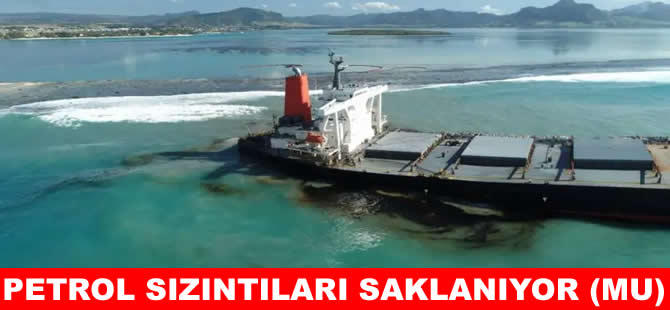 Açık denizler petrol sızıntılarıyla kirleniyor