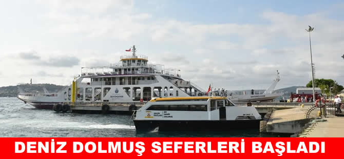 Arabalı Vapur Hattı kalktı deniz dolmuş seferleri başladı