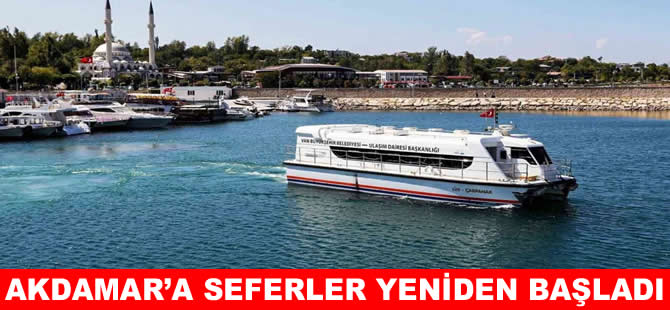 Edremit Akdamar Adası deniz otobüsü seferi