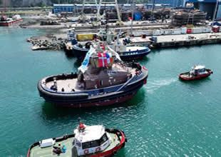 Med Marine Svitzer’in ikinci römorkörünü  suya indirdi
