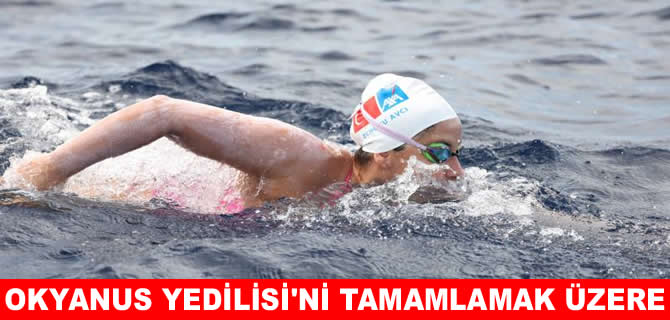 Bengisu Avcı, "Okyanus Yedilisi"ni tamamlamak için suya girdi
