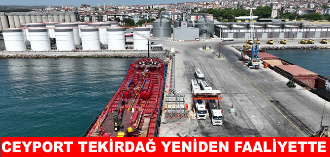 Eksiklerini tamamlayan Ceyport yeniden faaliyete geçti