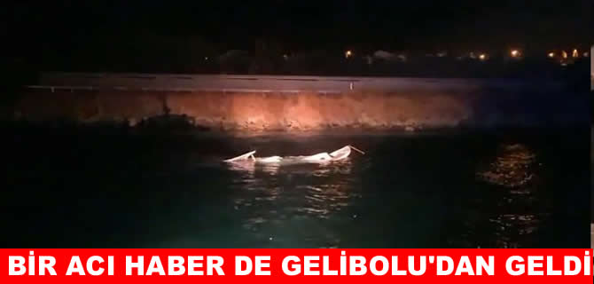 Gelibolu’da tekne battı, 1 kişi hayatını kaybetti