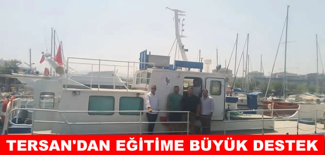 Yalova Üniversitesi - 1 eğitim gemisine Tersan desteği
