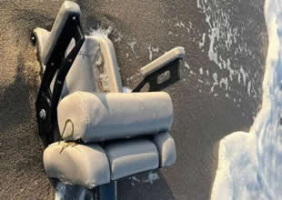 Halit Yukay'ın yatının koltuğu Çanakkale'de karaya vurdu