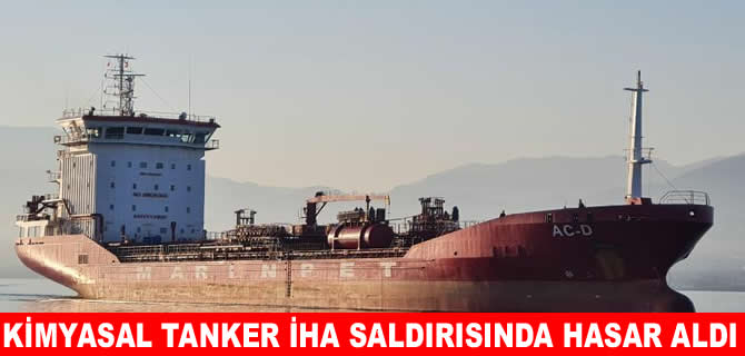İzmail Limanı’nda kimyasal tanker vuruldu