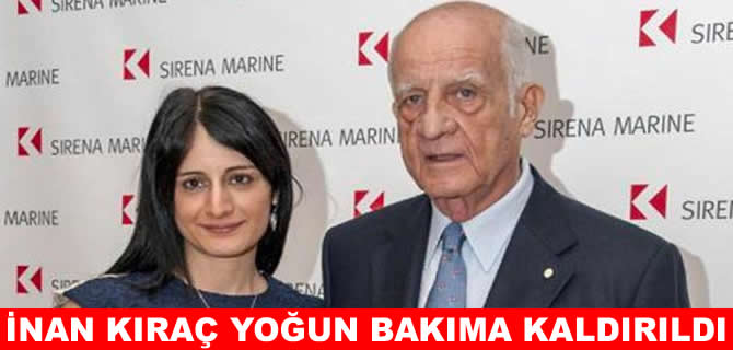 İnan Kıraç yoğun bakıma kaldırıldı