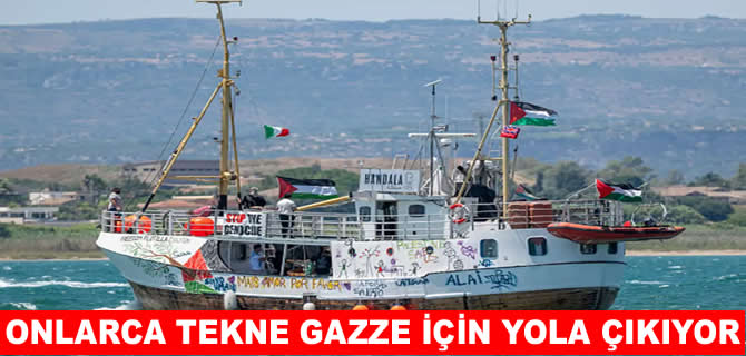 Dünyanın en büyük filosu, Gazze için İspanya'dan yola çıkıyor
